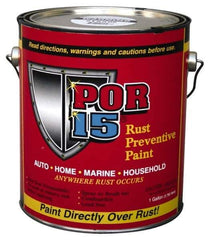 POR-15 - 5 Gal, Semi Gloss Black, Rust Preventative Paint - Comes in Pail - Exact Tool & Supply