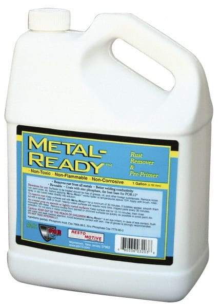 POR-15 - Automotive Metal Preparation - 1 Gal Jug with Empty Spray Bottle - Exact Tool & Supply