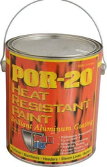 POR-15 - 1 Gal Aluminum Automotive Heat Resistant Paint - 1,200°F Max Temp, Comes in Can with Handle - Exact Tool & Supply