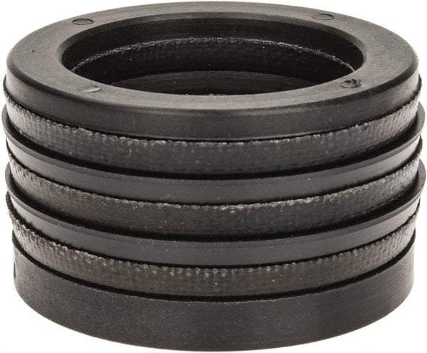 Made in USA - 1-1/4" Inside Diam x 1-3/4" Outside Diam V-Packing Set - 1" High - Exact Tool & Supply