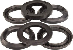 Made in USA - 1-1/2" Inside Diam x 2-1/4" Outside Diam V-Packing Set - 1-1/6" High - Exact Tool & Supply