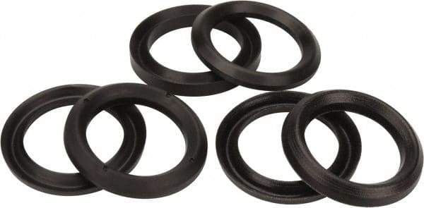 Made in USA - 1-3/4" Inside Diam x 2-1/2" Outside Diam V-Packing Set - 1-1/6" High - Exact Tool & Supply