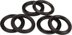 Made in USA - 1-3/4" Inside Diam x 2-1/2" Outside Diam V-Packing Set - 1-1/6" High - Exact Tool & Supply