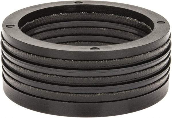 Made in USA - 2" Inside Diam x 2-1/2" Outside Diam V-Packing Set - 1" High - Exact Tool & Supply