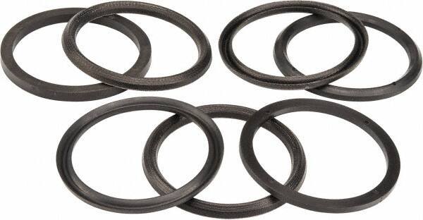 Made in USA - 2-1/2" Inside Diam x 3" Outside Diam V-Packing Set - 1" High - Exact Tool & Supply