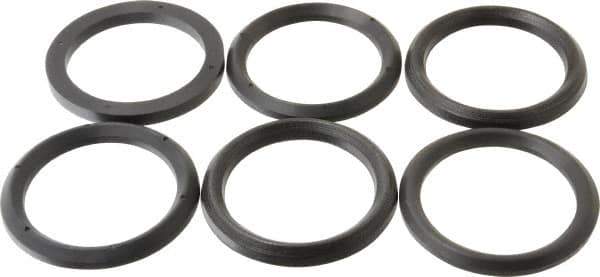 Made in USA - 2-1/2" Inside Diam x 3-1/4" Outside Diam V-Packing Set - 1-1/6" High - Exact Tool & Supply