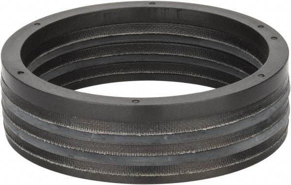 Made in USA - 3-3/4" Inside Diam x 4-3/8" Outside Diam V-Packing Set - 1" High - Exact Tool & Supply