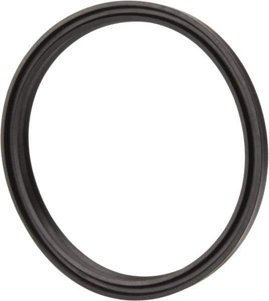 Value Collection - 4" Inside Diam x 4-1/2" Outside Diam 8600 Type Wiper - 0.351" High, Nitrile - Exact Tool & Supply