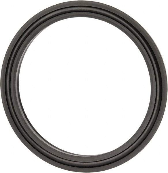 Value Collection - 3-3/4" Inside Diam x 4-1/2" Outside Diam Lip Seal - Standard - 3/8" High, Polyurethane - Exact Tool & Supply