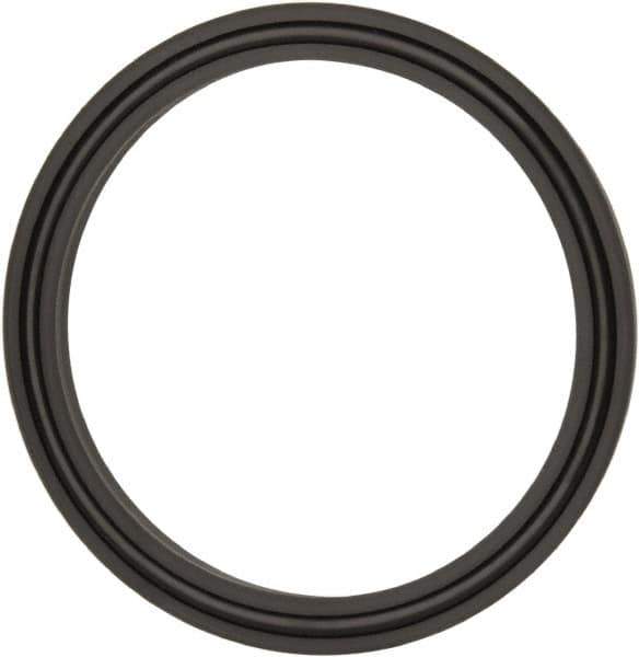 Value Collection - 4" Inside Diam x 4-3/4" Outside Diam Lip Seal - Standard - 3/8" High, Polyurethane - Exact Tool & Supply