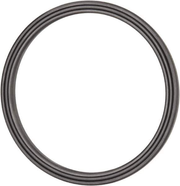 Value Collection - 3-3/4" Inside Diam x 4-1/8" Outside Diam Lip Seal Type B - 3/8" High, Polyurethane - Exact Tool & Supply