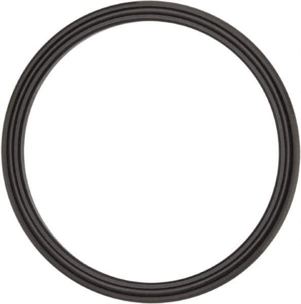 Value Collection - 4" Inside Diam x 4-1/2" Outside Diam Lip Seal Type B - 3/8" High, Polyurethane - Exact Tool & Supply
