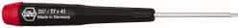 Wiha - T7 Torx Driver - 1-9/16" Blade Length, 4-3/4" OAL - Exact Tool & Supply