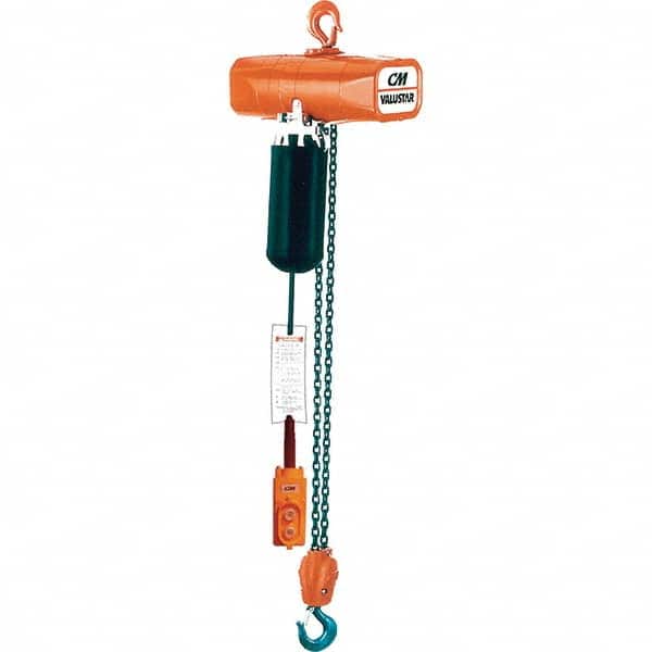 CM - 1/2 Ton Capacity 16 FPM Lift Speed 115V Electric Chain Hoist - Exact Tool & Supply