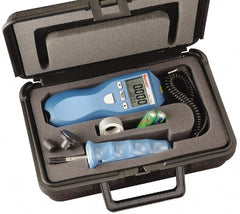 Starrett - Accurate up to 0.01 (Optical) and 0.05 (Contact), 0.001 to 10 RPM Resolution, Contact and Noncontact Tachometer - Exact Tool & Supply