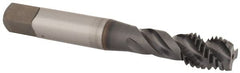 OSG - M10x1.50 Metric Coarse 3 Flute 6H Modified Bottoming Spiral Flute Tap - Exact Tool & Supply