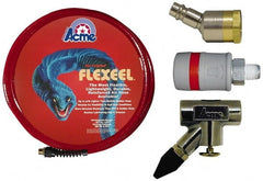 Coilhose Pneumatics - Blow Gun & Hose Kits; Type: Paint Booth Kit ; Hose Length (Feet): 35.00 ; Hose Inside Diameter: 3/8 (Inch); Fitting Size: 1/4 NPT ; Contents: High Flow Ball Swivel Connector; High Flow Composite Coupler; Rubber Tip In-Line Blow Gun - Exact Tool & Supply