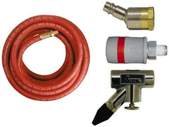 Coilhose Pneumatics - Blow Gun & Hose Kits; Type: Paint Booth Kit ; Hose Length (Feet): 35.00 ; Hose Inside Diameter: 3/8 (Inch); Fitting Size: 1/4 NPT ; Contents: High Flow Ball Swivel Connector; High Flow Composite Coupler; Rubber Tip In-Line Blow Gun - Exact Tool & Supply