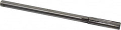 Made in USA - 0.498" Carbide-Tipped 6 Flute Chucking Reamer - Exact Tool & Supply