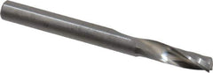 Onsrud - 3/16" Cutting Diam x 5/8" Length of Cut, 1 Flute, Upcut Spiral Router Bit - Uncoated, Right Hand Cut, Solid Carbide, 2" OAL x 3/16" Shank Diam, Single Edge, 21° Helix Angle - Exact Tool & Supply