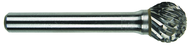 SD-9 1 x 15/16 x 1/4" SH Dbl Cut - CBD - Burr - Exact Tool & Supply
