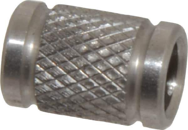 Gibraltar - 1/4" Pin Diam, 0.58" Long, 3/8" OD Quick Release Pin Receiver Cap - 303 Stainless Steel - Exact Tool & Supply