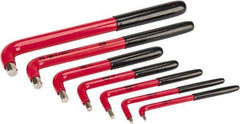 Wiha - 7 Piece Insulated L-Key Hex Key Set - Hex Range 3 to 12mm - Exact Tool & Supply