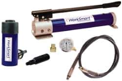 Value Collection - 10 Ton Capacity, Cylinder No. 59755504, Manual Hydraulic Pump & Cylinder Set - Pump No. 59754929 - Exact Tool & Supply