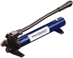Value Collection - 51/64" Piston Stroke, 1-19/32" Piston Diam, 0.15 Cu In per Stroke, 37 Cu In Reservoir Capacity, Manual Hydraulic Pump - 10,000 psi, 109 Lbs. Max Handle Effort, 1 Stage - Exact Tool & Supply