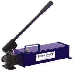 Value Collection - 13/16" Piston Stroke, 1-19/32" Piston Diam, 0.81 Cu In per Stroke, 250 Cu In Reservoir Capacity, Manual Hydraulic Pump - 10,000 psi, 99 Lbs. Max Handle Effort - Exact Tool & Supply