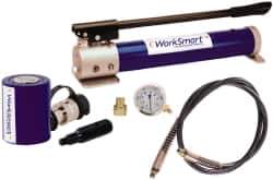 Value Collection - 30 Ton Capacity, Cylinder No. 59755397, Manual Hydraulic Pump & Cylinder Set - Pump No. 59754929 - Exact Tool & Supply