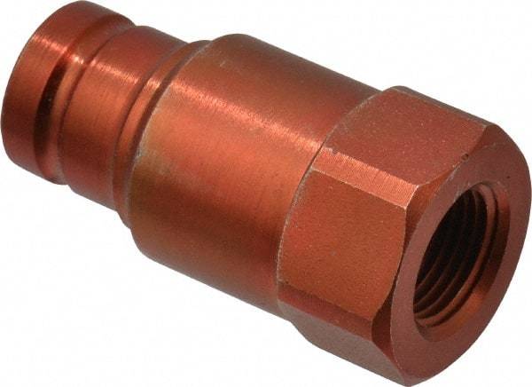 Value Collection - 3/8 NPTF Steel Hydraulic Hose Male Flush Face Coupler - Exact Tool & Supply