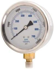 Value Collection - Hydraulic Pressure Gages & Adapters Type: Liquid-Filled Gauge Pressure Rating: 0 - 15000 - Exact Tool & Supply