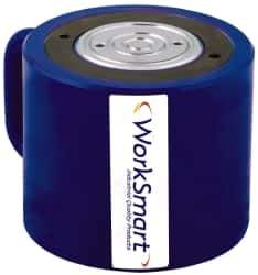Value Collection - 100 Ton, 2.24" Stroke, 44.07 Cu In Oil Capacity, Portable Hydraulic Low Profile Cylinder - 19.64 Sq In Effective Area, 5.55" Lowered Ht., 7.8" Max Ht., 5" Cyl Bore Diam, 3.54" Plunger Rod Diam, 10,000 Max psi - Exact Tool & Supply