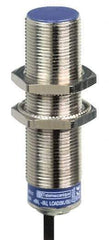 Telemecanique Sensors - PNP, 8mm Detection, Cylinder, Inductive Proximity Sensor - 3 Wires, IP68, IP69, 12 to 48 VDC, M18x1 Thread, 62mm Long - Exact Tool & Supply