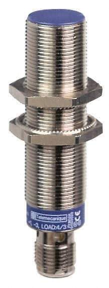 Telemecanique Sensors - PNP, NC, 8mm Detection, Cylinder Shielded, Inductive Proximity Sensor - 3 Wires, IP67, IP69K, 12 to 48 VDC, M18x1 Thread, 2.91 Inch Long - Exact Tool & Supply