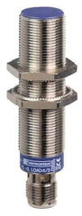 Telemecanique Sensors - PNP, NC, 8mm Detection, Cylinder Shielded, Inductive Proximity Sensor - 3 Wires, IP67, IP69K, 12 to 48 VDC, M18x1 Thread, 2.91 Inch Long - Exact Tool & Supply