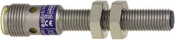 Telemecanique Sensors - NPN, 1.5mm Detection, Cylinder Shielded, Inductive Proximity Sensor - 3 Wires, IP67, 12 to 24 VDC, M8x1 Thread, 0.39 Inch Long - Exact Tool & Supply