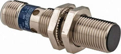 Telemecanique Sensors - PNP, NC, 2mm Detection, Cylinder Shielded, Inductive Proximity Sensor - 3 Wires, IP67, IP69K, 12 to 24 VDC, M12x1 Thread, 50mm Long x 0.71 Inch Wide - Exact Tool & Supply