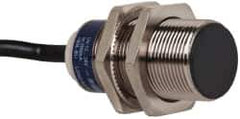 Telemecanique Sensors - PNP, NC, 5mm Detection, Cylinder Shielded, Inductive Proximity Sensor - 3 Wires, IP68, IP69K, 12 to 24 VDC, M18x1 Thread, 1.54 Inch Long x 0.71 Inch Wide - Exact Tool & Supply