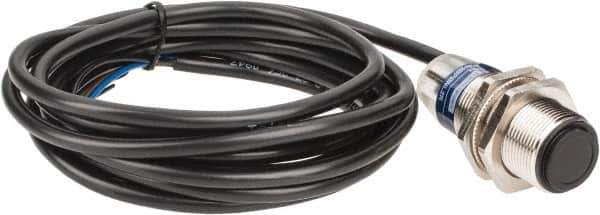 Telemecanique Sensors - Cable Connector, 15m Nominal Distance, Shock and Vibration Resistant, Through Beam Photoelectric Sensor - 12 to 24 VDC, 500 Hz, Nickel Plated Brass, 1.81 Inch Long x 0.71 Inch Wide - Exact Tool & Supply