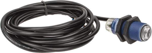 Telemecanique Sensors - Cable Connector, 0.1m Nominal Distance, Shock and Vibration Resistant, Diffused Photoelectric Sensor - 12 to 24 VDC, 500 Hz, PBT, 1.81 Inch Long x 0.71 Inch Wide - Exact Tool & Supply