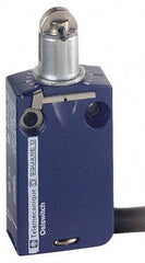 Telemecanique Sensors - SPDT, NC/NO, 240 VAC, 250 VDC, Removable Cable Terminal, Roller Plunger Actuator, General Purpose Limit Switch - 1, 2, 6, 12, 13, 4X, 6P NEMA Rating, IP66, IP67, IP68 IPR Rating - Exact Tool & Supply