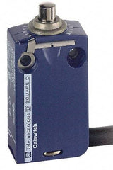 Telemecanique Sensors - SPDT, NC/NO, 240 VAC, 250 VDC, Removable Cable Terminal, End Plunger Actuator, General Purpose Limit Switch - 1, 2, 6, 12, 13, 4X, 6P NEMA Rating, IP66, IP67, IP68 IPR Rating - Exact Tool & Supply
