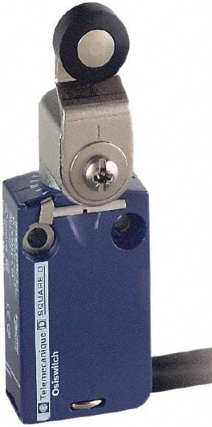 Telemecanique Sensors - SPDT, NC/NO, 240 VAC, 250 VDC, Removable Cable Terminal, Roller Lever Actuator, General Purpose Limit Switch - 1, 2, 6, 12, 13, 4X, 6P NEMA Rating, IP66, IP67, IP68 IPR Rating - Exact Tool & Supply