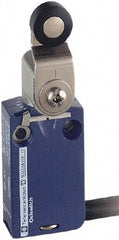 Telemecanique Sensors - SPDT, NC/NO, 240 VAC, 250 VDC, Removable Cable Terminal, Roller Lever Actuator, General Purpose Limit Switch - 1, 2, 6, 12, 13, 4X, 6P NEMA Rating, IP66, IP67, IP68 IPR Rating - Exact Tool & Supply