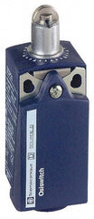 Telemecanique Sensors - SPDT, NC/NO, 240 VAC, 250 VDC, Screw Terminal, Roller Plunger Actuator, General Purpose Limit Switch - 1, 2, 4, 6, 12, 13 NEMA Rating, IP66, IP67 IPR Rating - Exact Tool & Supply