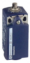 Telemecanique Sensors - SPDT, NC/NO, 240 VAC, 250 VDC, Screw Terminal, End Plunger Actuator, General Purpose Limit Switch - 1, 2, 4, 6, 12, 13 NEMA Rating, IP66, IP67 IPR Rating - Exact Tool & Supply
