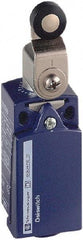 Telemecanique Sensors - SPDT, NC/NO, 240 VAC, 250 VDC, Screw Terminal, Roller Lever Actuator, General Purpose Limit Switch - 1, 2, 4, 6, 12, 13 NEMA Rating, IP66, IP67 IPR Rating - Exact Tool & Supply