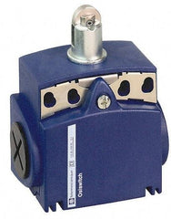 Telemecanique Sensors - SPDT, NC/NO, 240 VAC, 250 VDC, Screw Terminal, Roller Plunger Actuator, General Purpose Limit Switch - 1, 2, 4, 6, 12, 13 NEMA Rating, IP66, IP67 IPR Rating - Exact Tool & Supply